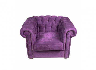 Chesterfield Sessel Couch Polster 1 Sitzer Samt Design Couchen Sofas
